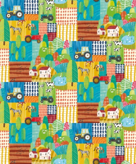 Picture of Down On The Farm Teal Twist - WGU50118W