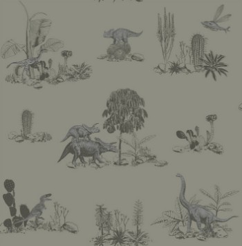 Picture of Dino Wallpaper - Grey - DINO01