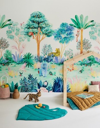Picture of Jungle Mural Wallpaper Colour - JungleC01