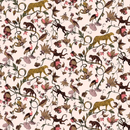 Picture of Exotic Wildlings Wallpaper Natural/Multi - EWILDLI/WP1/NMU