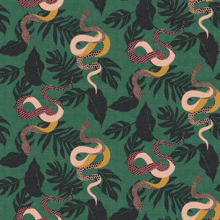 Bild på Serpentine Wallpaper Juniper Green - SERPENT/WP1/JGR