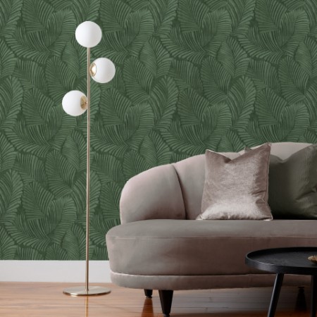 Bild på Palmeria Wallpaper Emerald - PALMERI/WP1/EME