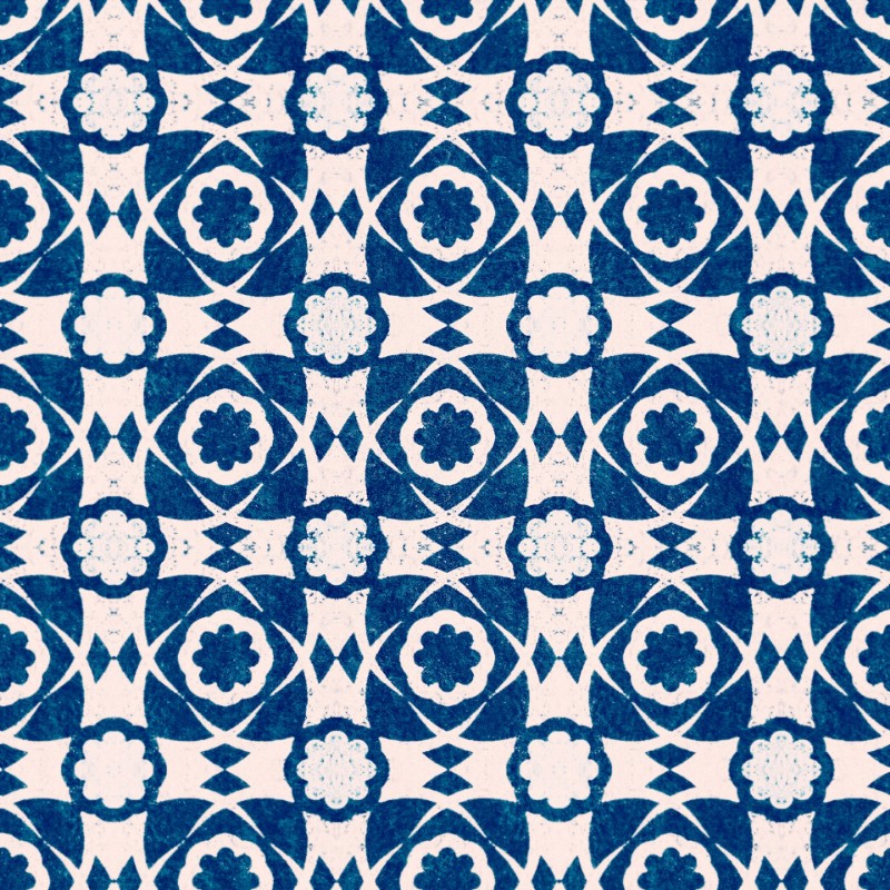 Picture of Aegean Tiles Indigo - WP30051