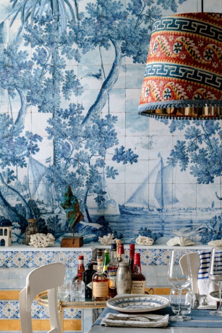 Picture of Azure Mural - WP20560