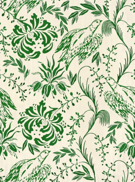 Picture of Folk Embroidery Fern Green - WP30015