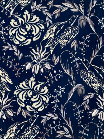 Picture of Folk Embroidery Indigo - WP30016