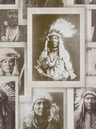 Picture of Indian Chiefs Sepia - WP20071