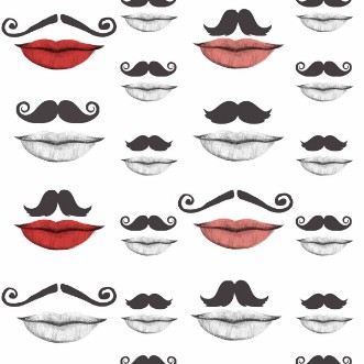 Bild på Moustache And Lips - WP20084