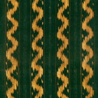 Picture of Vintage Ikat Topiary Green - WP30102