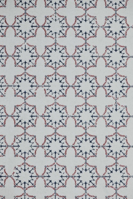 Picture of Anchor Tile - Red, White, Blue - BG1000101