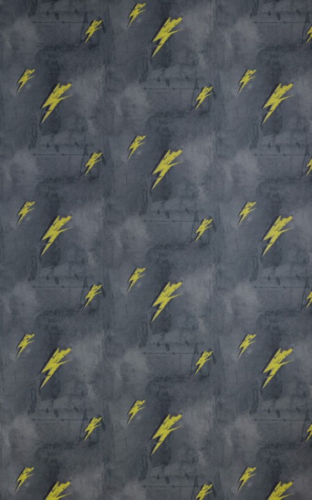 Image de Bolt From Mars - Yellow on Charcoal  - BG1900101