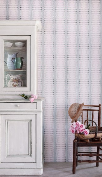 Picture of Indian Stripe  - Pink/Teal - BG2200202