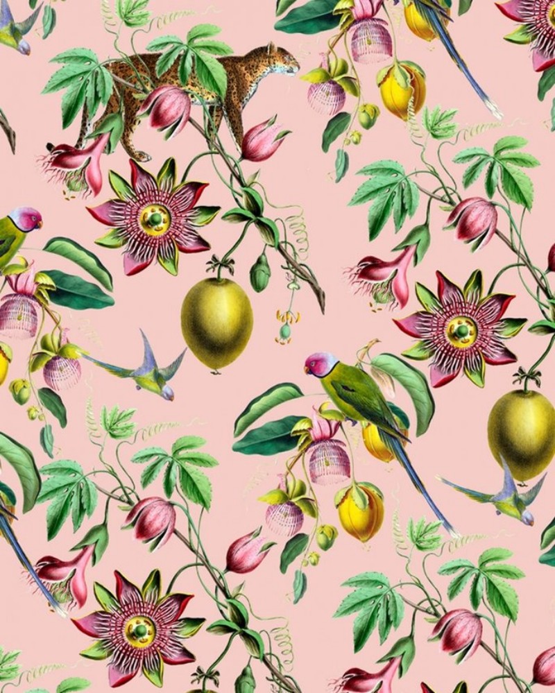 Bild på Botanical Garden Wallpaper Mural 4mx2.80 - MUR-Botanical-Basic-4*2.80