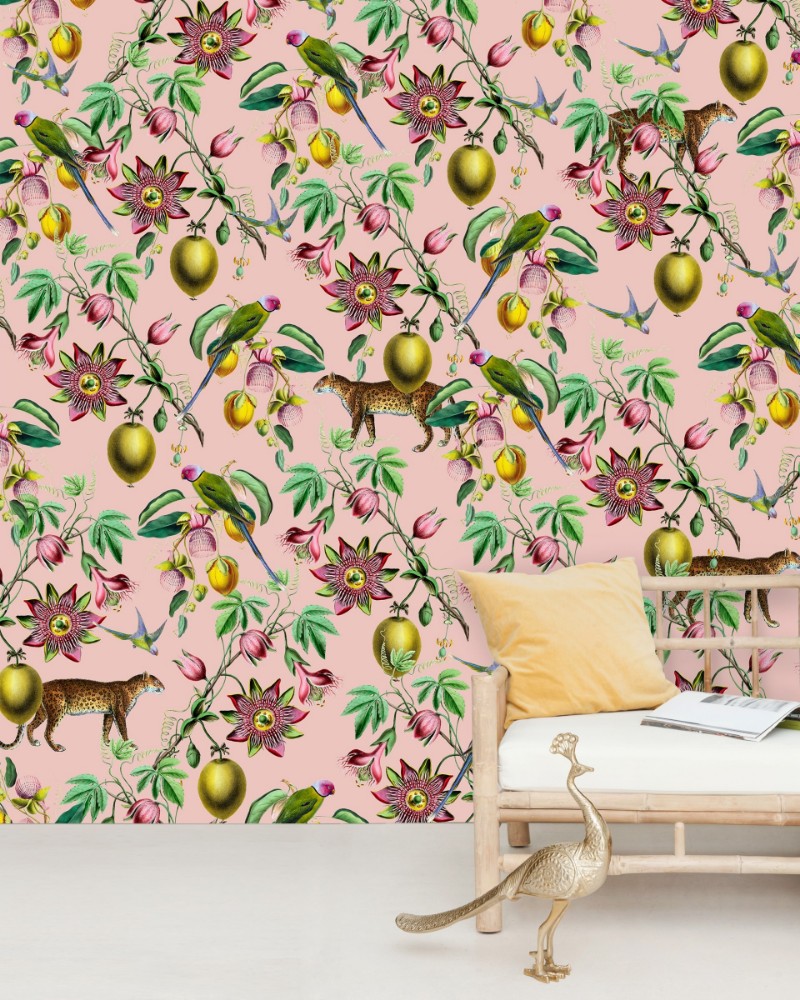 Bild på Botanical Garden Wallpaper Mural 4mx2.80 - MUR-Botanical-Basic-4*2.80