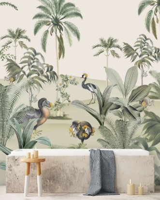 Picture of Dodo Oasis Mural - Mur-Basic-DodoOas-4*2.80