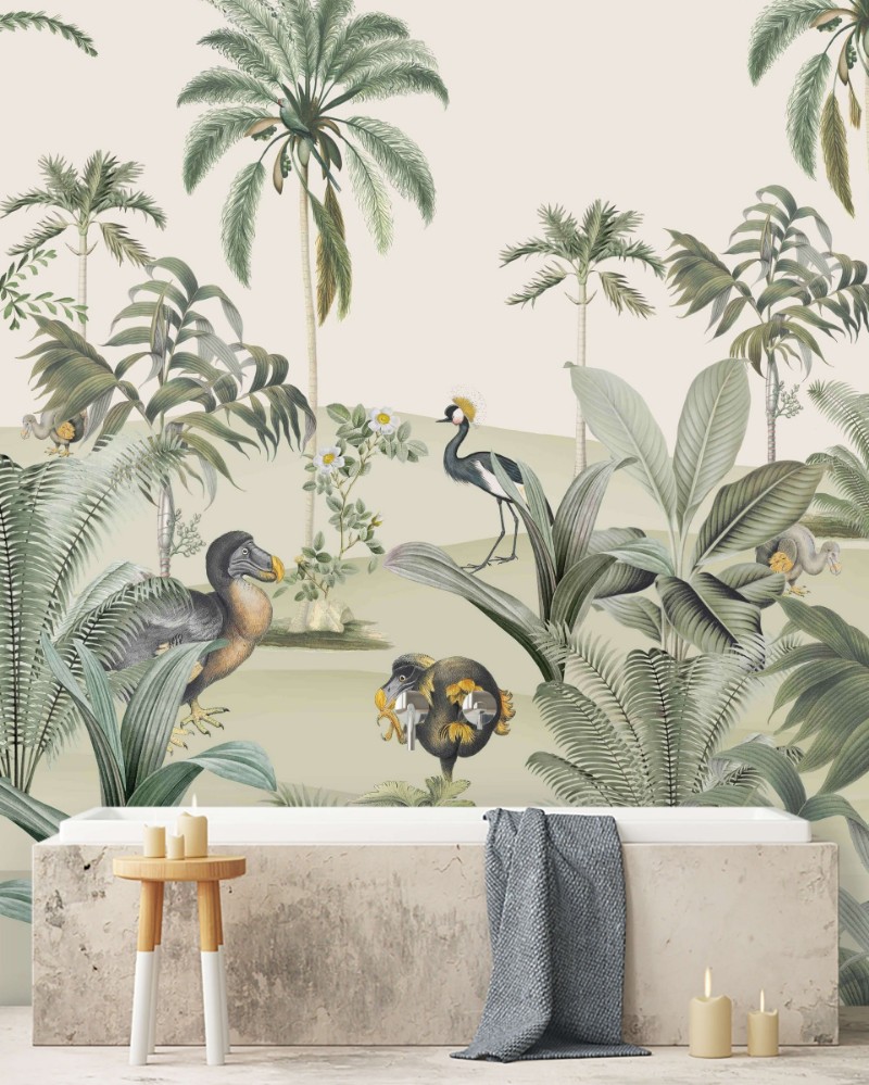 Picture of Dodo Oasis Mural - Mur-Basic-DodoOas-4*2.80