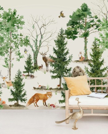 Picture of Forest Life Mural - Mur-Basic-ForestLife-4*2.80