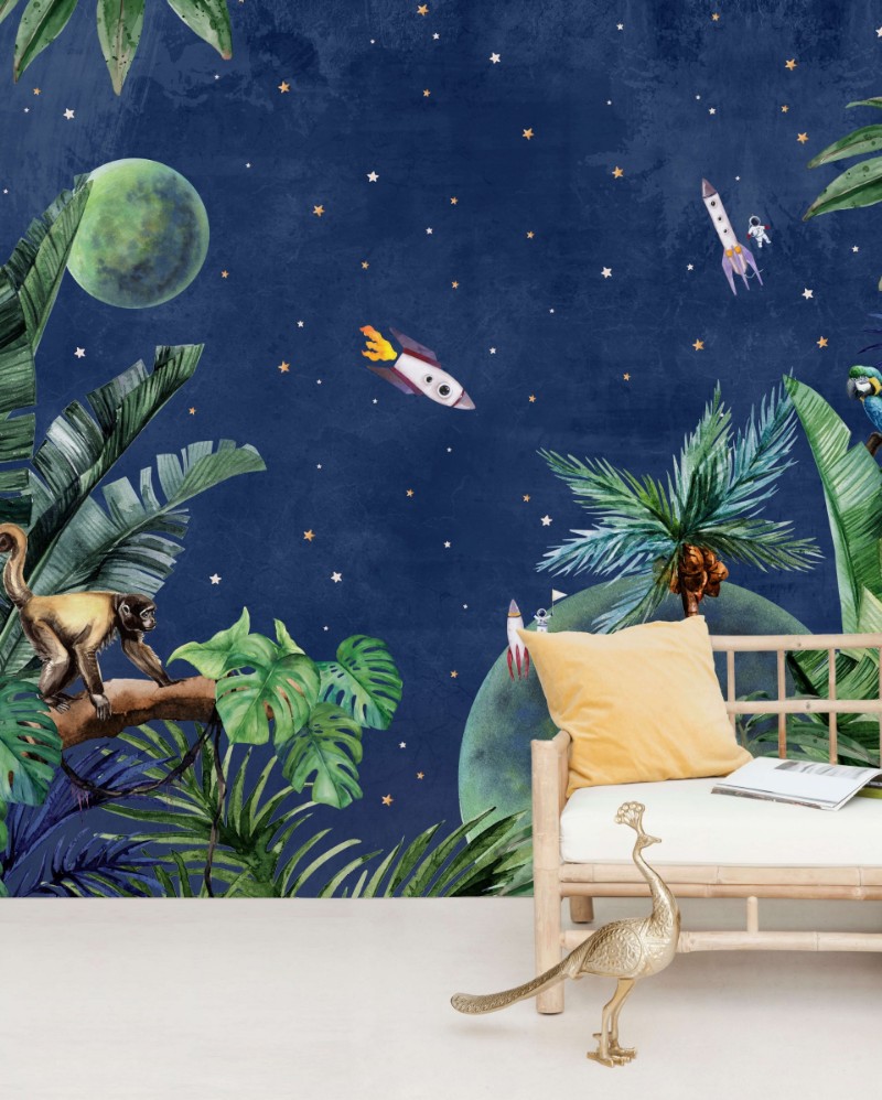 Picture of From Jungle to Space Mural - Mur-Basic-JunSpac-4*2.80