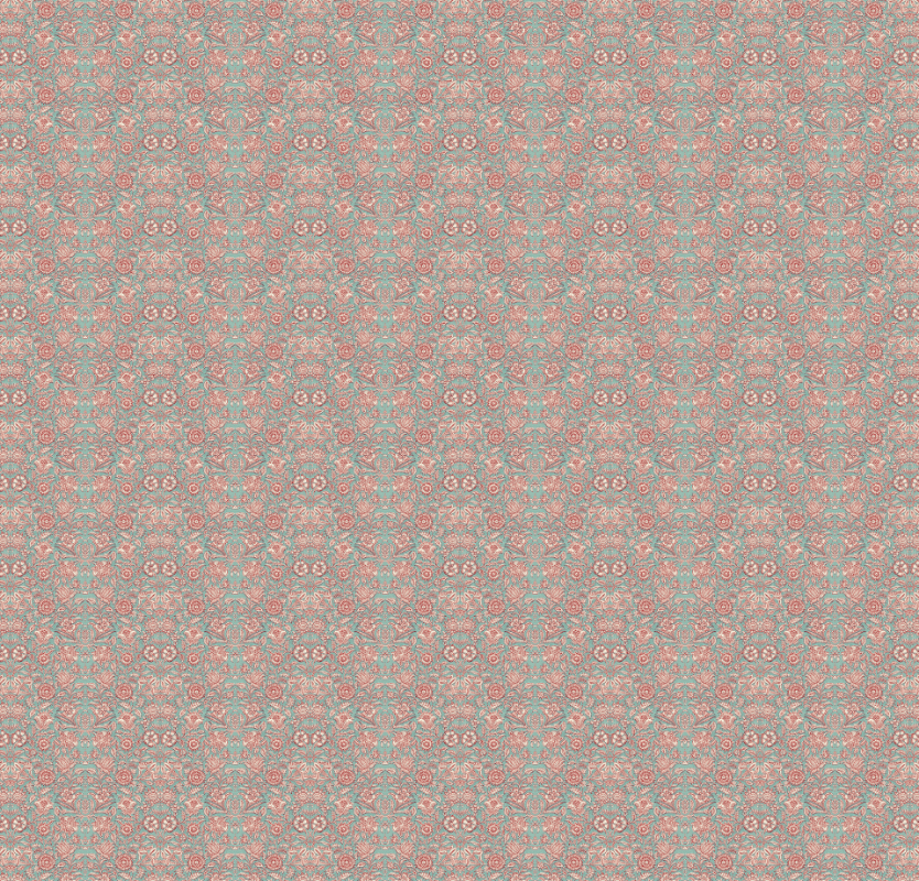 Bild på Indian Flower Turquoise - MUR-BASIC-Infloturquoise4