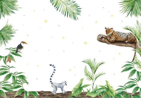 Picture of Jungle Tiger Wallpaper Mural 4mx2.80 - MUR-Jungle-Basic-4*2.80