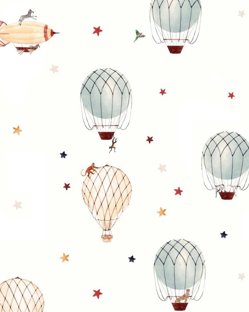 Picture of Little Balloon Wallpaper Mural 4mx2.80 - MUR-Balloon-Basic-4*2.80