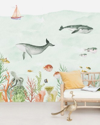 Picture of Sealife Coral Mural - Mur-Basic-SealCor-4*2.80