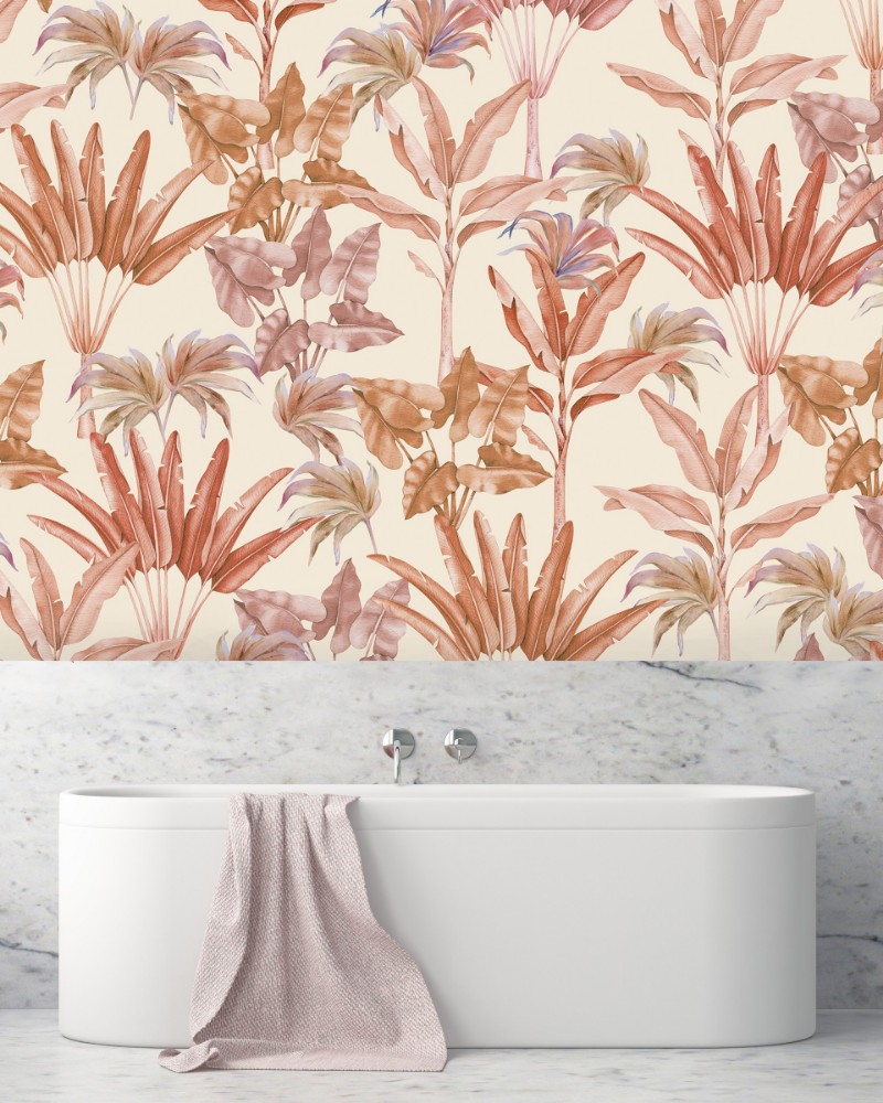 Bild på Terra leaves Mural  - Mur-Basic-Terra Leaves-4*2.80