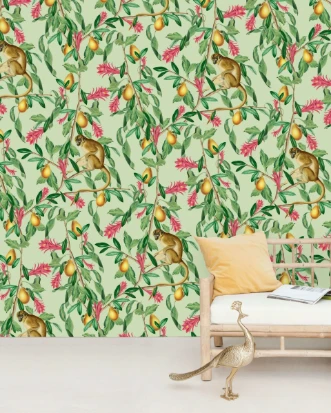 Picture of Tropical Monkey Mural - Mur-Basic-TropMonk-4*2.80