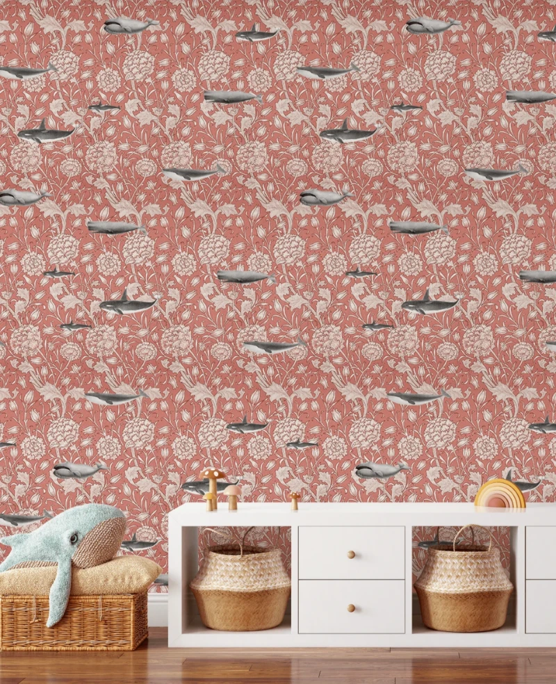 Picture of Whaliam Morris Coral - MUR-BASIC-Whaliamcoral4