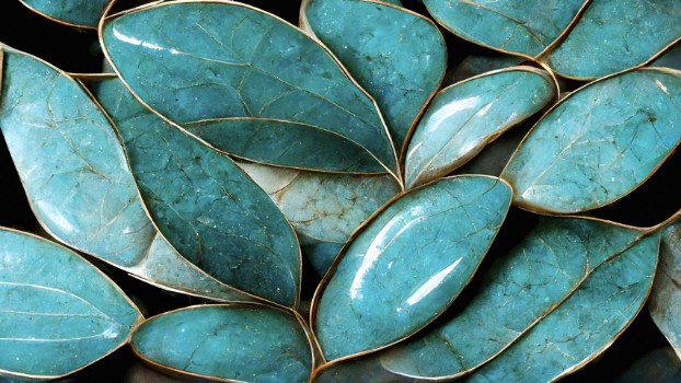 Picture of Turquoise Leafs