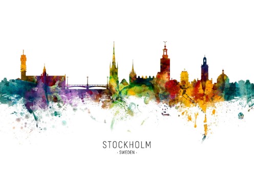 Afbeeldingen van Stockholm Sweden Skyline