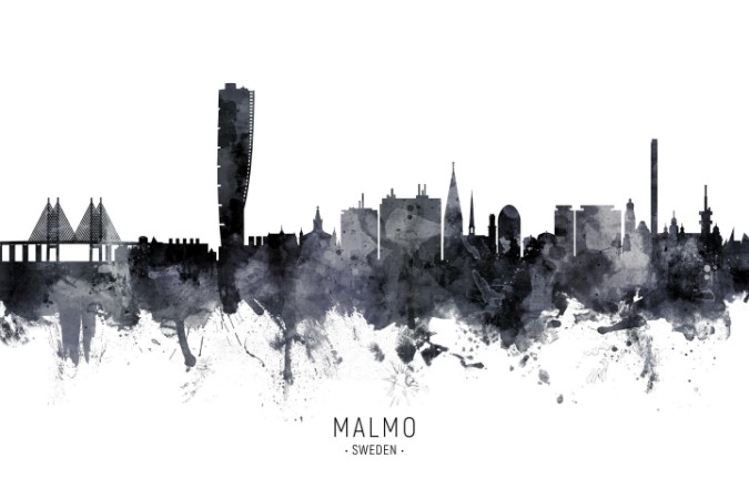 Picture of Malmo Sweden Skyline