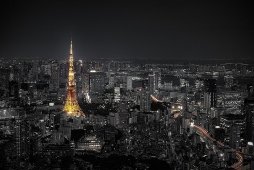 Afbeeldingen van Tokyo at night