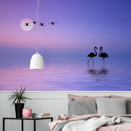 Afbeeldingen van Flying flamingo