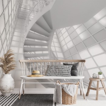 Picture of Stairs in White