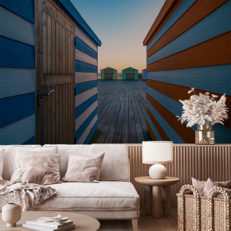 Picture of Beach huts on the pier