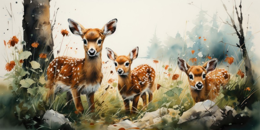 Afbeeldingen van Three Deers
