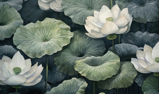 Afbeeldingen van Water Lilies