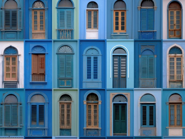 Afbeeldingen van Blue Windows