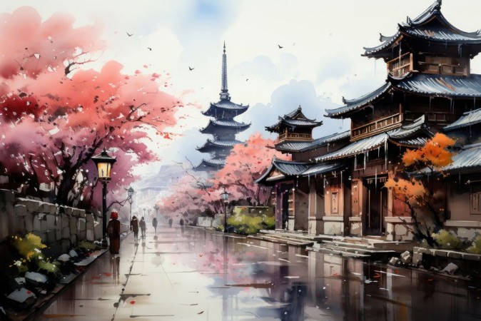 Picture of Old Town Japan