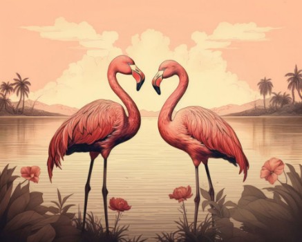 Bild på Flamingo Love