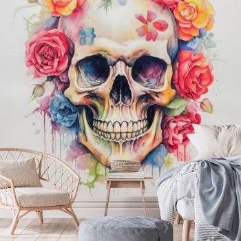 Bild på Flowery Skull