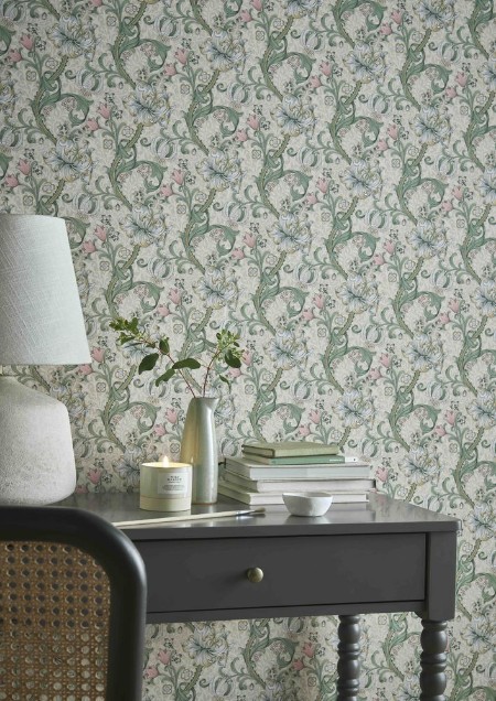 Picture of GOLDEN LILY LINEN/BLUSH - W0174/01