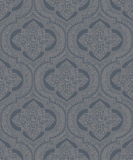 Picture of Dark Blue Damask - LV3205