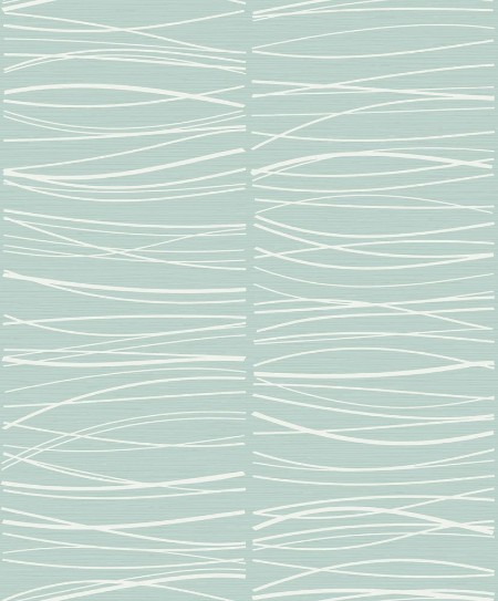 Picture of Aqau Wavy Lines - SK30092