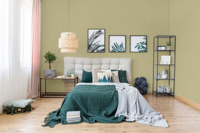 Picture of Green Linen Plain - SK30091