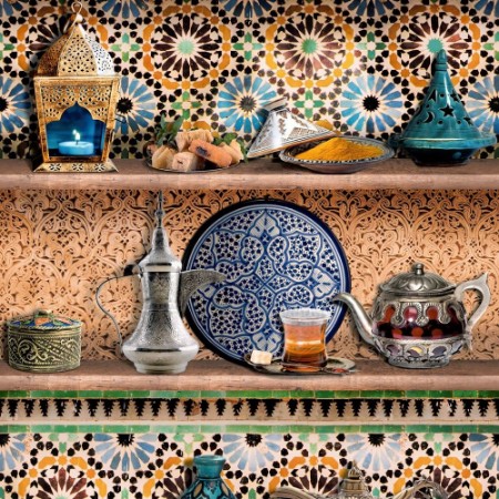 Picture of Multicolour Mediterranean Shelves - SK10002