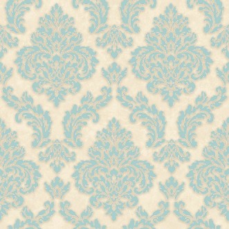 Picture of Teal Sahara Damask - SK10015