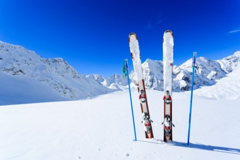 Skier's Paradise photowallpaper Scandiwall