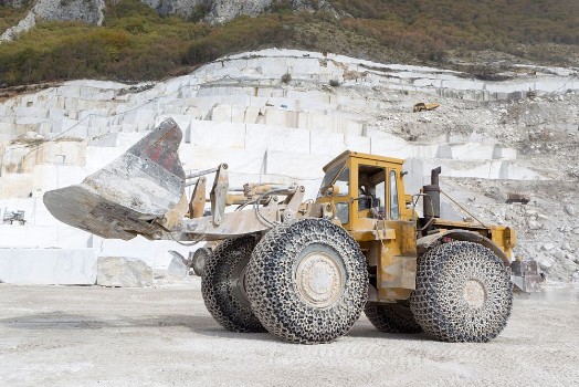 Picture of A Loader in Marble Quarry
